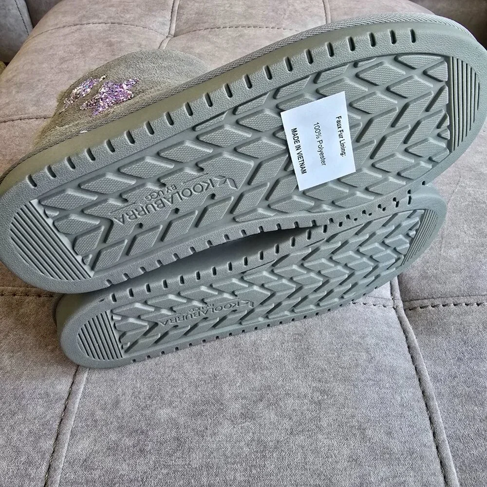 NWT Koolaburra By UGG Girl's Koola Star Mini Booties Size 4